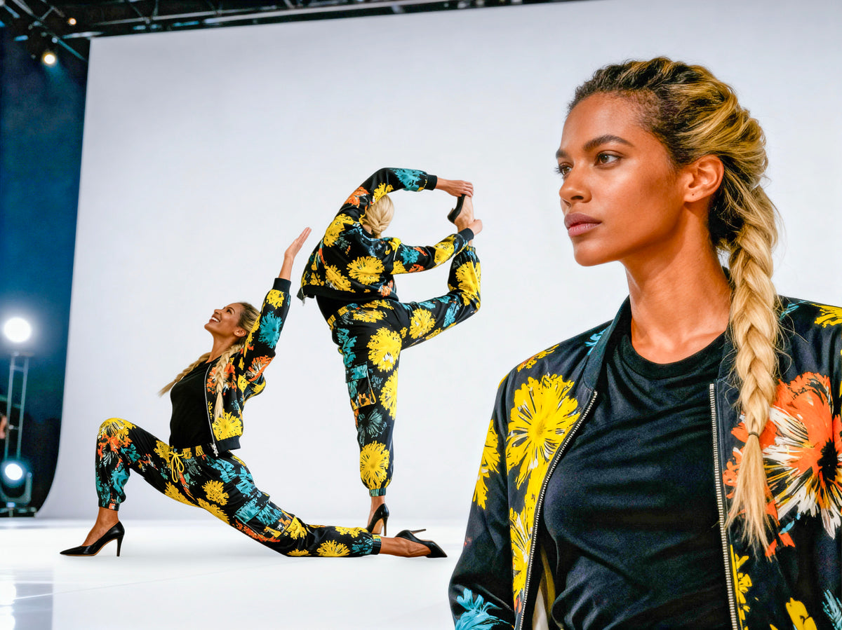 Bomber jacket( floral on black)