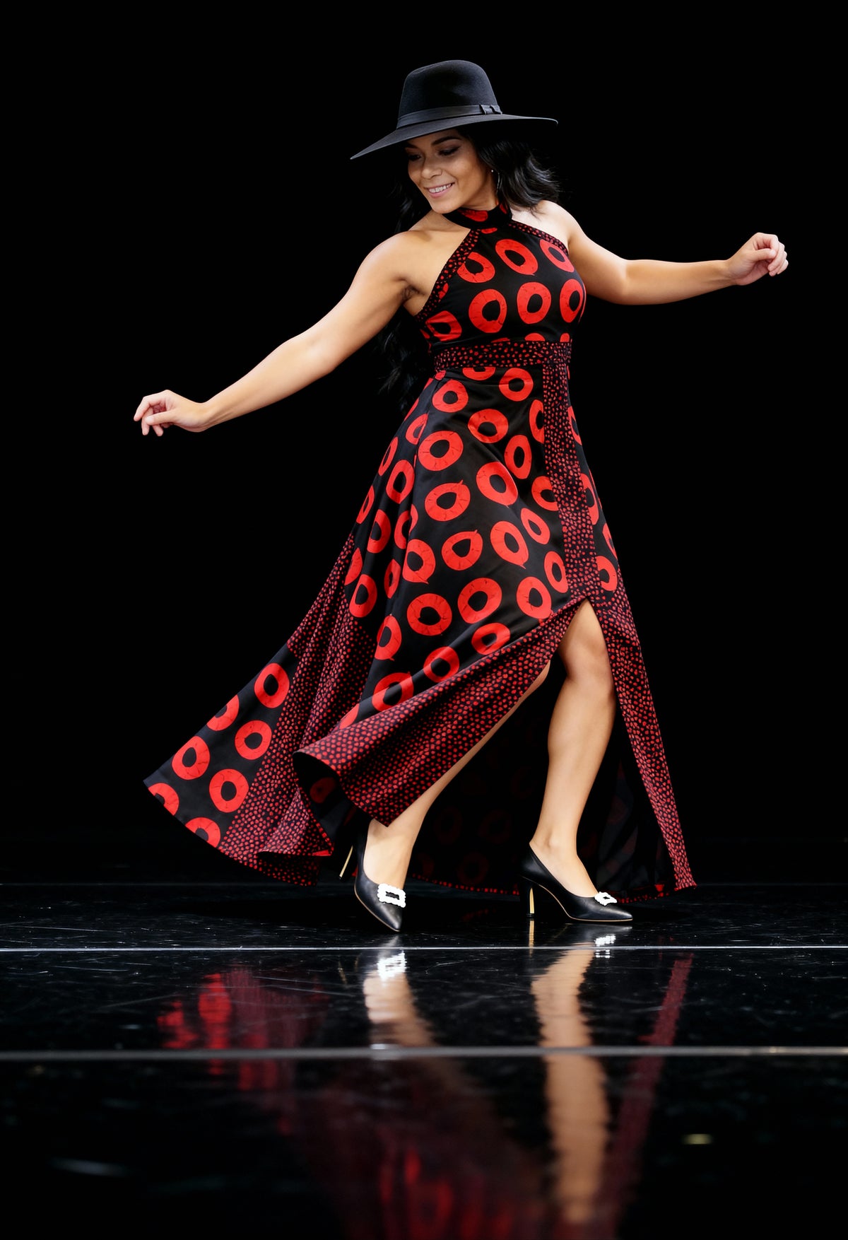 I Am Loved Maxi Dress ( red)
