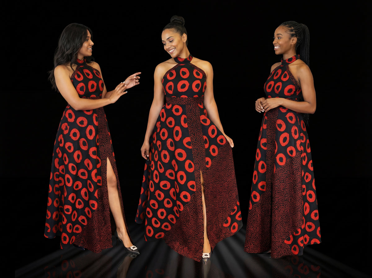 I Am Loved Maxi Dress ( red)
