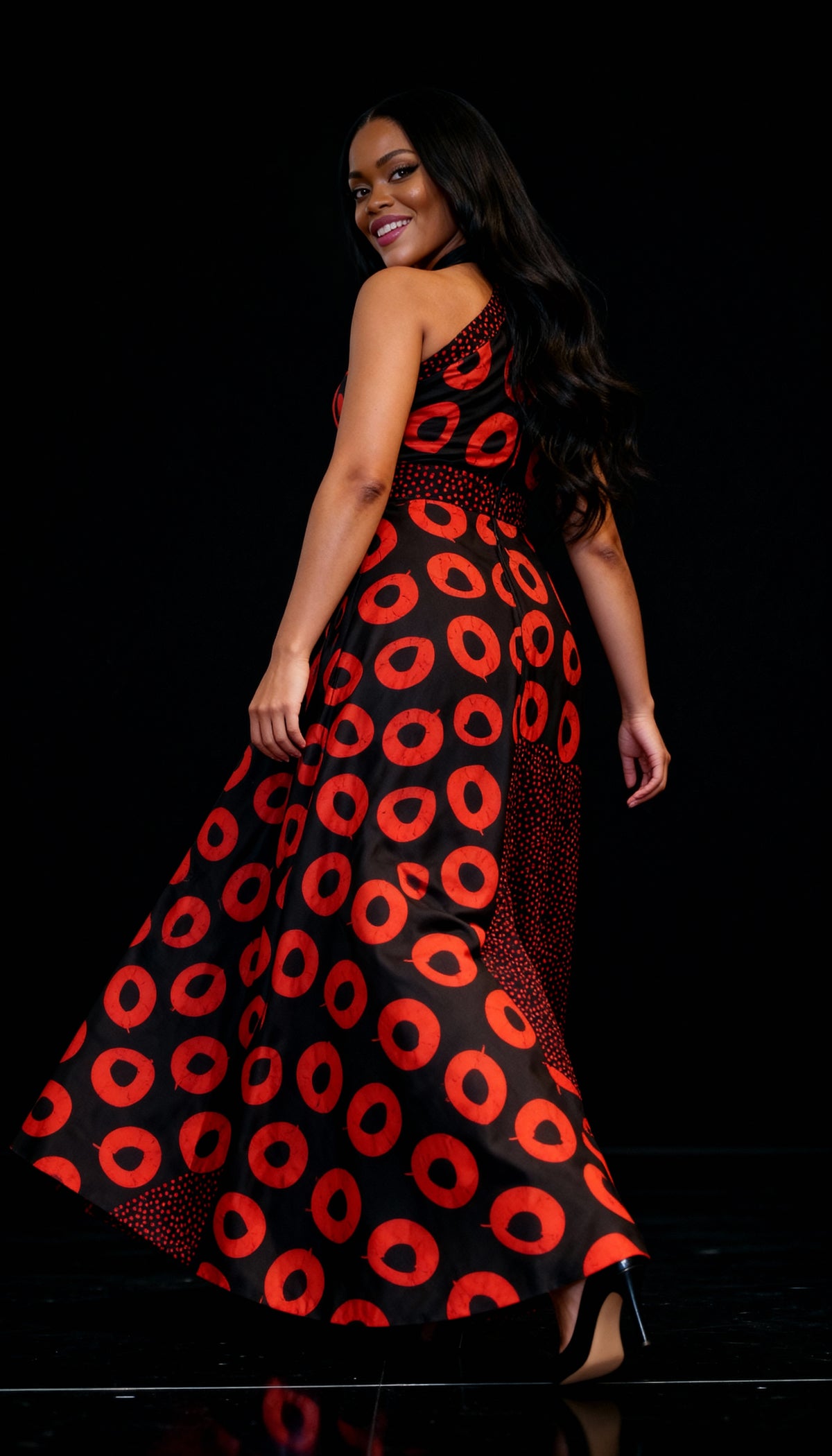I Am Loved Maxi Dress ( red)