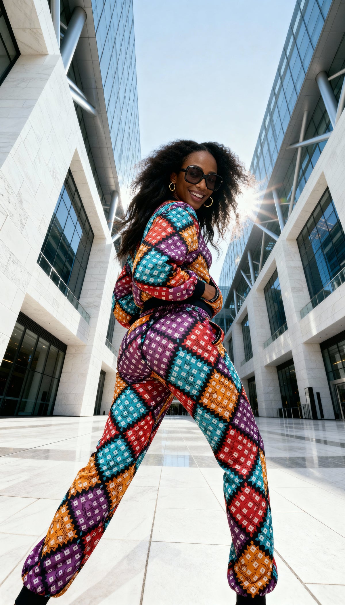 Bomber Jacket ( multi color dots))