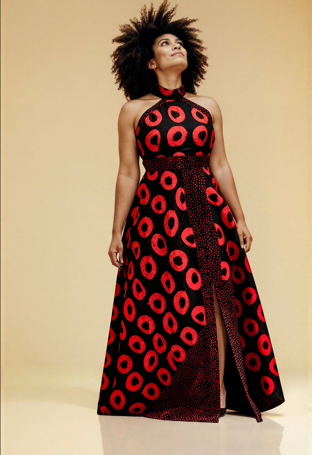 I Am Loved Maxi Dress ( red)