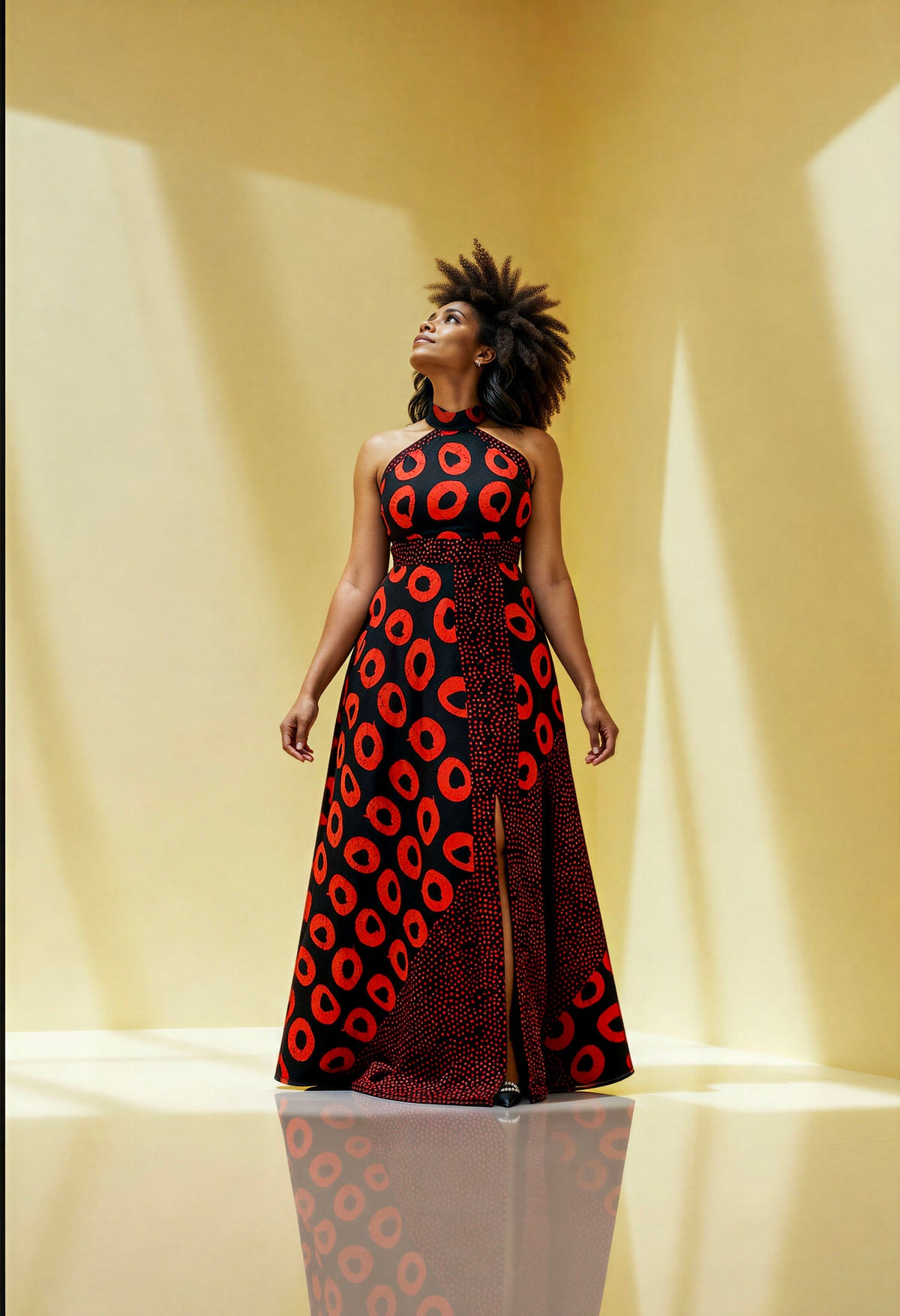 I Am Loved Maxi Dress ( red)