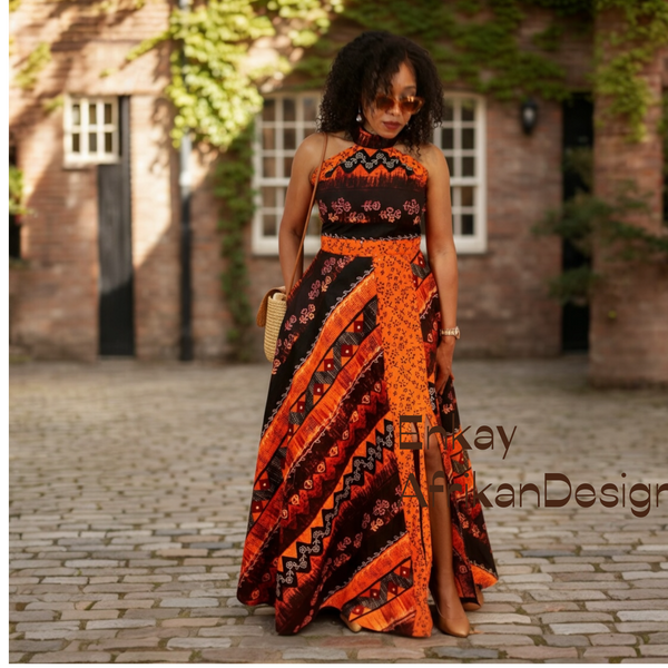 I - Am - Loved  Maxi Dress ( orange)