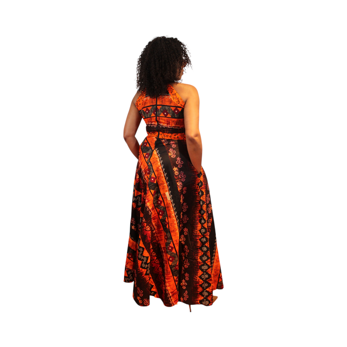 I - Am - Loved  Maxi Dress ( orange)