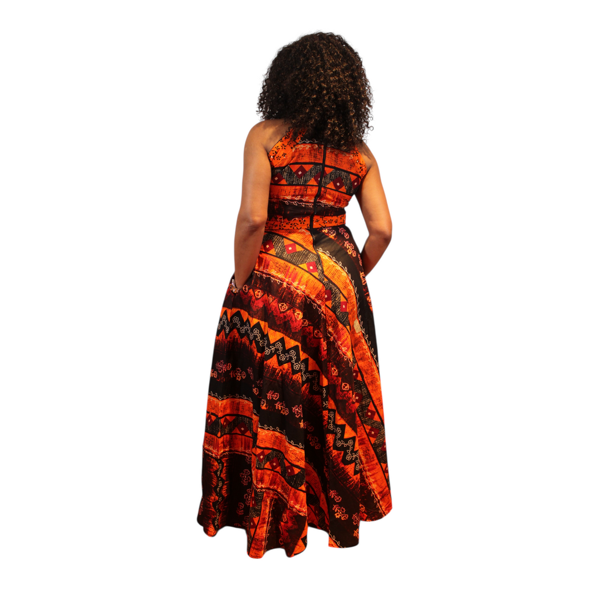 I - Am - Loved  Maxi Dress ( orange)
