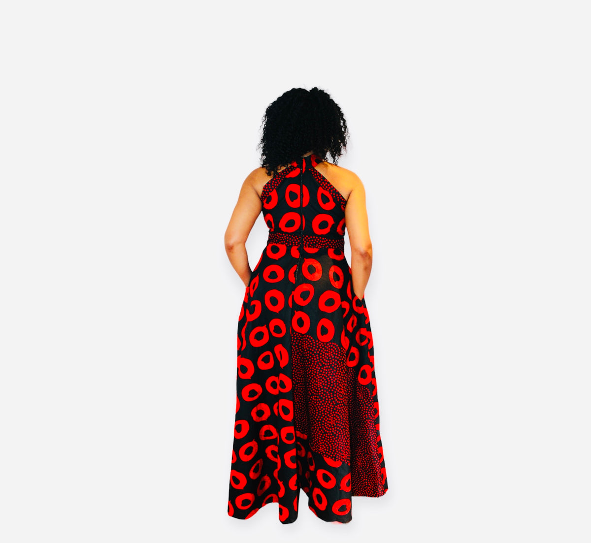 I Am Loved Maxi Dress ( red)