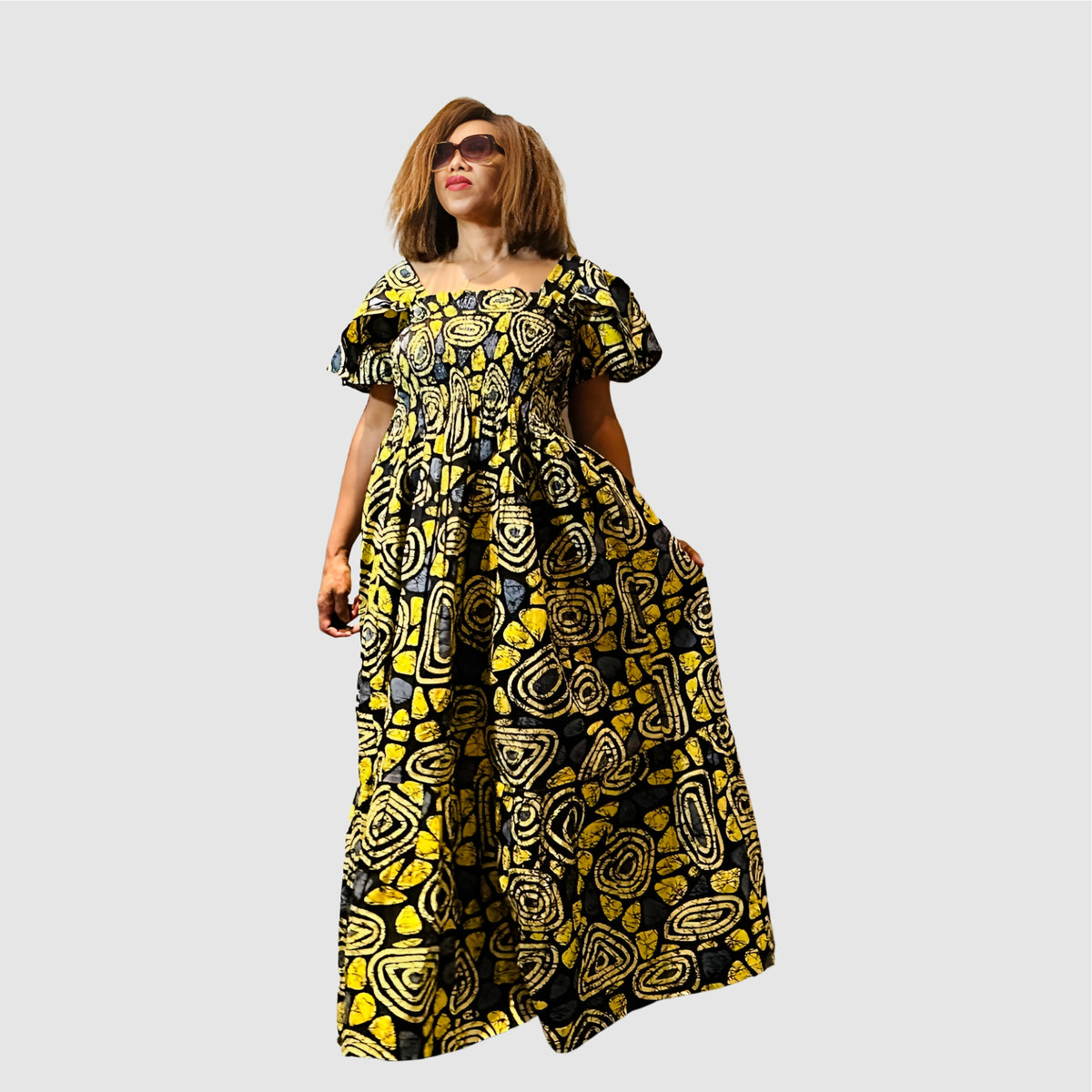 Maxi Party Dress- Yellow