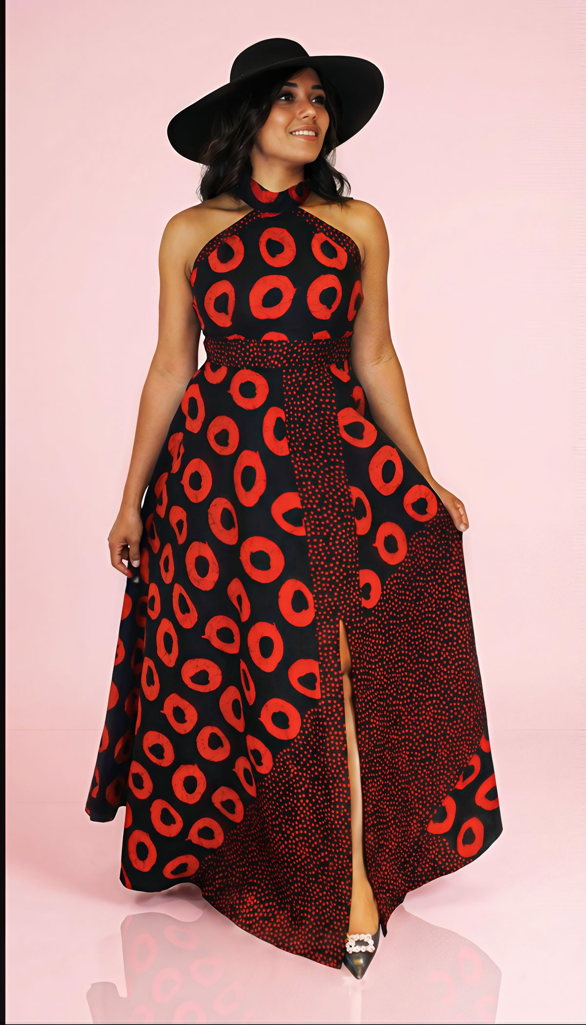 I Am Loved Maxi Dress ( red)